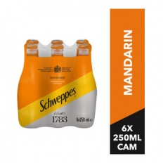 Schweppes Mandarin 6X250Ml Glass