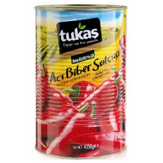 Tukaş Acı Biber Salçası 4350Gr Teneke