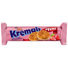 Ulker Çilek Kremalı Bisküvi