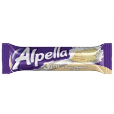 Alpella Üçgen Beyaz Çikolata  Gofret