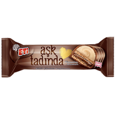 Eti Aşk Tadında Sütlü Çikolata Kaplamalı Gofret
