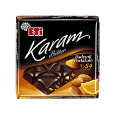Eti Karam Kakaolu Portakal Badem Parçacıklı
