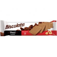 Biscolata Veni Fındık Çikolatalı Gofret