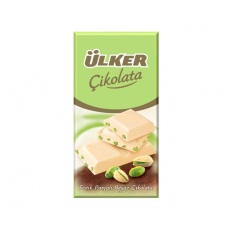 Ülker Çikolata Fıstıklı Beyaz
