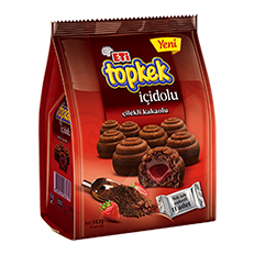Eti Topkek İçidolu Çilekli Kakaolu Paket