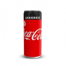 Coca Cola Şekersiz 250Ml Kutu